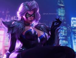 black cat (marvel rivals) from marvel by ghrym animation