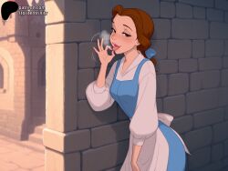1girls ai_generated beauty_and_the_beast_(1991_film) belle_(beauty_and_the_beast) disney disney_princess female female_only toriten