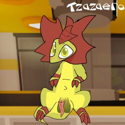 absurd_res agamid feral fizzle_(toons_universe) frilled_lizard hi_res lizard male reptile scalie solo toons_universe tzazaero