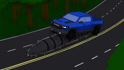axionuwu car feral genitals growth hi_res hyper hyper_growth living_car living_machine living_vehicle machine male metal penis plant ram1500 ram1500trx ramtrx road sequence sky solo tree vehicle