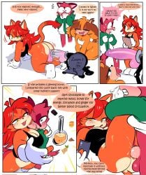 2026 anthro anthro_on_anthro anthro_penetrated anthro_penetrating anthro_penetrating_anthro anthro_penetrating_female aphrodisiac aphrodisiac_potion aroused ass auburn_eyes badger barry_(sonic) big_butt big_dildo blue_eyes blush blush_lines blushing_profusely brown_body brown_fur candy chocolate cinnamon_(spice) clothed clothing comic conjoined_speech_bubble covering covering_mouth dessert dialogue dildo domestic_cat english_text fan_character felid feline felis female flustered food footwear fucking_machine fur ginger_(food) gloves green_clothing green_jacket green_topwear group handwear hi_res honey_(food) jacket luana_the_cat machine macropod male male/female mammal marsupial multiple_scenes mustelid musteline open_mouth orange_body orange_fur partially_clothed partially_clothed_anthro partially_clothed_female partially_clothed_male penetration quavernsfw quokka red_body red_fur red_hair sega sex sex_machine sex_toy simple_background socks sonic_(series) sonic_boom sonic_the_hedgehog_(series) speech_bubble sticks_the_badger sticks_the_jungle_badger sticks_the_tejon text the_murder_of_sonic_the_hedgehog tongue tongue_out topwear trio vaginal_penetration white_background white_clothing white_footwear white_gloves white_handwear white_socks yelling yellow_eyes