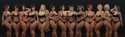 3d ada_wong anna_williams asian_female big_breasts black_hair bra breasts capcom cd_projekt_red chun-li clair_obscur:_expedition_33 crossover cursedmadara curvy_body curvy_female cyberpunk_(series) cyberpunk_2077 dispatch_(game) eastern_and_western_character elena_fisher ella_purnell fallout_(series) female female_only final_fantasy final_fantasy_vii god_of_war god_of_war_ragnarok invisigal judy_alvarez latina life_is_strange light-skinned_female light_skin lingerie looking_at_viewer lucy_maclean lune_(clair_obscur:_expedition_33) mascara max_caulfield multiple_girls naughty_dog panties purple_eyes resident_evil short_hair sif_(god_of_war) street_fighter tagme tattoo tekken tekken_8 the_witcher_(series) the_witcher_3:_wild_hunt tifa_lockhart uncharted underwear wide_hips yennefer