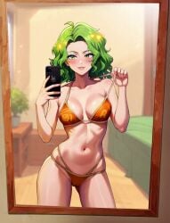1girls 4ny_studio ai_generated animated anime breasts copyright_request erect_nipples female female_only gamer_girl getting_inside green_eyes green_hair hand_on_desk headphones_only hisato_azuma human human_female indoors light-skinned_female light_skin looking_at_viewer pink_nipples solo solo_female suggestive suggestive_gesture vertical_video