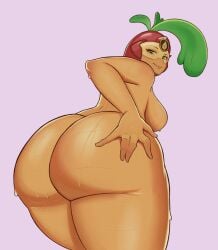 1girls anthro anthrofied ass beta-carrotina_(pvz) breasts breasts female flora_fauna le_zerin plant plant_girl plant_humanoid plantie plants_vs._zombies plants_vs_zombies popcap_games pussy