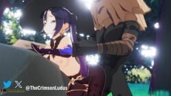 1boy 1girls 3d animated anime_girl areolae black_gloves black_hair black_pantyhose breasts choker cum cum_inside doggy_style exposed_pussy face_down_ass_up female genshin_impact gloves head_down_ass_up head_pat hilichurls_(species) hoyoverse indoors light-skinned_female light-skinned_male light_skin mona_(genshin_impact) pantyhose penetration penis ripped_clothing ripped_pantyhose room sex sex_from_behind sound sound_effects tagme thecrimsonludus torn_clothes torn_clothing torn_pantyhose twintails unseen_male_face vaginal_penetration video_games