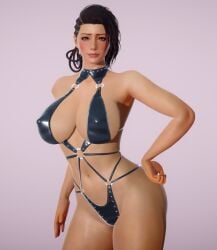 1girls 3d 3d_(artwork) ass azucena_milagros_ortiz_castillo bandai_namco beach big_ass big_breasts breasts brown_hair clothing completely_nude completely_nude_female dark-skinned_female dark_skin earrings erect_nipples female female_only flower_in_hair green_eyes hair_ornament huge_breasts human latina medium_hair naked naked_female namco nude nude_female peruvian peruvian_female pose seductive solo solo_female standing swimwear tekken tekken_8 thick_thighs video_game_character voluptuous voluptuous_female wide_hips