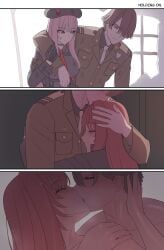 1boy 1girls 2025 arms_around_partner arms_wrapped_around_partner bangs blush breasts brown_eyes brown_hair clothed commander_(nikke) couple cuddling embrace embracing female fit_female fit_male gloves goddess_of_victory:_nikke hair_between_eyes hair_over_one_eye hand_on_head happy happy_female happy_male hi_res hug hug_from_behind hugging_partner i_love_you in_love kissing large_breasts light-skinned_female light-skinned_male light_skin long_red_hair love loving_couple loving_embrace loving_gaze lvl_(sentrythe2310) male male/female military_uniform necktie nude passionate_kiss passionate_sex rapi_(nikke) rapi_(red_hood)_(nikke) red_eyes romantic_couple saliva sidelocks smile smiling straight sweat taller_male very_long_hair wholesome wholesome_sex