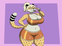 big_breasts breasts female furry huge_breasts lj_caffie tagme thick_thighs wide_hips