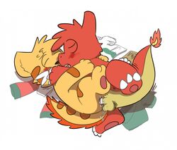 anal anal_sex ass baguette_(smlieichii) balls blush bread charmeleon clothing cum cum_inside digital_media_(artwork) duo erection feline fire flaming_tail food male male_penetrating mammal nintendo nude penetration penis pokémon_(species) pokemon pokemon_(species) scalie sex simple_background smlieichii_(artist) video_games yaoi