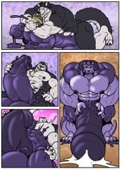 anthro balls beard big_balls big_penis black_body brown_body canine cock cock_transformation comic cum dick furry gay goat goo_transformation growth homosexual horn husky hyper hyper_balls hyper_penis lubricant male male/male male_only male_penetrating merging muscle_growth muscles muscular muscular_male penetration penis penis_growth penis_transformation purple_body semen sex slime testicles tongue tongue_out transformation trencalos vein veiny_penis