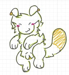 animal animal_genitalia cat_ears cat_tail cute feline furry gnarpy gnarpy_(regretevator) pussy regretevator silly whiteboardfox zoophillia