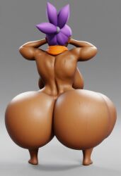 1girls 3d 3d_model ai ai_generated big_ass big_breasts big_butt brawl_stars brown_body brown_skin female female_focus female_only huge_ass huge_butt purple_hair shelly_(brawl_stars) simple_background solo solo_female supercell thicc thick_ass thick_legs thick_thighs voluptuous voluptuous_female vulkyasha_(style) yellow_scarf