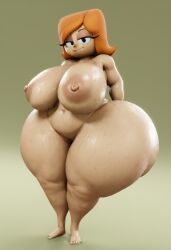 1girls 3d 3d_model ai ai_generated big_ass big_breasts big_butt debbie_turnbull debs_turnbull female female_only milf orange_hair robotboy simple_background solo solo_female thicc thick_ass thick_legs thick_thighs voluptuous vulkyasha_(style)