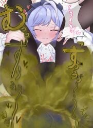 ass ass_focus belle_(zenless_zone_zero) facefart facefarting fart fart_fetish farting_in_face farting_on_another farting_on_face hoyoverse mihoyo vivian_(zenless_zone_zero) zenless_zone_zero ちゃ一