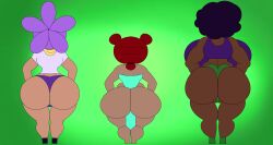 aged_up artist_request ass ass_chart ass_focus big_ass brawl_stars bubble_ass bubble_butt comparing dumptruck_ass dumptruck_butt huge_ass multiple_girls nita_(brawl_stars) phat_ass rosa_(brawl_stars) shelly_(brawl_stars) size_difference