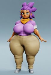 1girls 3d 3d_model ai ai_generated big_ass big_breasts big_butt brawl_stars brown_body brown_skin female female_focus female_only huge_ass huge_butt purple_hair shelly_(brawl_stars) simple_background solo solo_female supercell thicc thick_ass thick_legs thick_thighs voluptuous voluptuous_female vulkyasha_(style) yellow_scarf