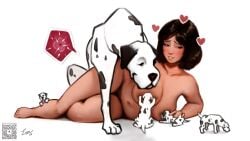 1boy 1girls bestiality bestiality_marriage bestiality_pregnancy blush breast_feeding breast_sucking breastfeeding breastfeeding_animal breastfeeding_during_sex breasts brown_hair canine child_bearing_hips dad dalmatian domestic_dog double_breast_sucking female female_on_feral feral feral_on_female feral_on_human feral_penetrating fertilization fucked_from_behind heart human_breastfeeding_animal human_mother human_mother_baby_animal impregnation interspecies interspecies_relationship interspecies_sex lupaningyo lying_on_side male mammal mommy mother nude nude_female ovum ovum_deformation ovum_meets_sperm ovum_with_heart puppies puppy qr_code sex_from_behind signature smiling sperm sperm_cell sperm_meets_ovum spoken_heart sucking_breast sucking_breasts sucking_breasts_milk sucking_nipples voluptuous voluptuous_female white_background zoophilia