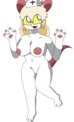 barefoot breasts epic_face feet female female_only furry furry_female furry_only lemon_waifu lorna_(terrible_mouse) mouse non-human nude nurse tagme terrible_mouse