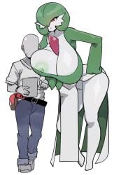 1boy 1girls 2d 2d_(artwork) anon anonymous_male big_breasts big_breasts bigger_female breasts breasts female gardevoir generation_3_pokemon giantess green_hair green_hair_female height_difference huge_boobs huge_breasts larger_female male mini_giantess nintendo pokemon pokemon_(species) red_hair shorter_male size_difference smaller_male taller_female taller_girl taller_woman video_game_character xgeob2a3uj5hnbv