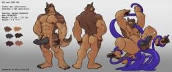 anal anthro ass balls big_balls big_penis canid canine canine_penis canis character_sheet claws cock cum dal_(dal_your_pal) dick domestic_dog furry gay german_shepherd goo_creature homosexual knot male male_only muscles muscular muscular_male pecs penis restrained semen slime solo solo_focus solo_male stripes tail testicles trencalos vein veiny_penis
