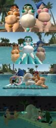 3d 3futas anthro barefoot bbw bbw_mom beach beanie belly belly_grab big_penis breasts completely_nude crying crying_with_eyes_open cum cum_on_body dick_sucking exposed_pregnant_belly fat feet furry futa_on_futa futa_only futa_with_futa futanari glasses glitch_productions goggles goggles_on_hat group group_sex hat headphones human_meggy intersex kabalmystic karen_(smg4) karen_katphish laying_down meggy_spletzer mostly_nude naked_glasses naked_hat naked_headwear nude nude_futa nude_futanari peeing penis penis_sucking pool pool_float pregnant pregnant_futa sitting smg4 standing tari_(smg4) tari_(smg4)3d threesome toes