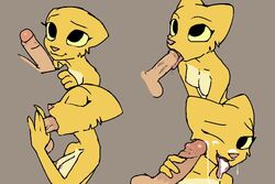 anthro balls breasts cum cum_on_face cum_on_tongue cum_string disembodied_penis duo feline fellatio female female_focus filthypally fur human human_on_anthro interspecies katia_managan khajiit licking male male_on_anthro male_penetrating mammal nipples nude oral oral_penetration penetration penis penis_lick prequel sequence sex small_breasts solo_focus straight the_elder_scrolls tongue tongue_out vein veiny_penis video_games yellow_fur