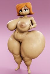 1girls 3d 3d_model ai ai_generated big_ass big_breasts big_butt debbie_turnbull debs_turnbull female female_only milf orange_hair robotboy simple_background solo solo_female thicc thick_ass thick_legs thick_thighs voluptuous vulkyasha_(style)
