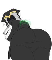 1girls ass ass_bigger_than_head ass_focus big_ass big_breasts breasts bruhkitkat clothed clothing forsaken_(roblox) roblox roblox_game robloxian showing_ass solo solo_focus source_request tagme taph_(forsaken)