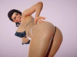 1girls 3d 3d_(artwork) ass azucena_milagros_ortiz_castillo bandai_namco beach big_ass big_breasts breasts brown_hair clothing completely_nude completely_nude_female dark-skinned_female dark_skin earrings erect_nipples female female_only flower_in_hair green_eyes hair_ornament huge_breasts human latina medium_hair naked naked_female namco nude nude_female peruvian peruvian_female pose seductive solo solo_female standing swimwear tekken tekken_8 thick_thighs video_game_character voluptuous voluptuous_female wide_hips