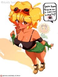 1girls anthro anthrofied ass breasts breasts female flora_fauna plant plant_girl plant_humanoid plantie plants_vs._zombies plants_vs_zombies popcap_games pussy solar_flare_(pvz) sunflower_(pvz)