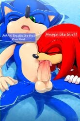 ai_assisted ai_generated blowjob erect_penis gay knuckles_the_echidna male_only sonic_the_hedgehog sucking sucking_penis swimming_pool