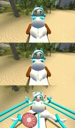 1girls 3d 3d_(artwork) bbw bbw_mom beach belly bikini blush breasts fat female female_only furry glasses glitch_productions heart humanoid impregnation kabalmystic karen_(smg4) karen_katphish laying_down love nude nude_female ovum peace_sign pregnant pregnant_belly pregnant_female pregnant_sex pussy_juice smg4 solo solo_female solo_focus tentacle tentacle_sex