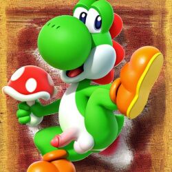 ai_generated dinosaur nintendo penis super_mario_bros. tagme yoshi