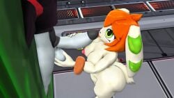 1boy 1girls anthro canine female freedom_planet galaxytrail licking_penis male mikumikudance milla_basset mmd nude panda silverteam2017 spade_(freedom_planet) stroking_balls
