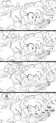 amy rose from sonic (series) by excito