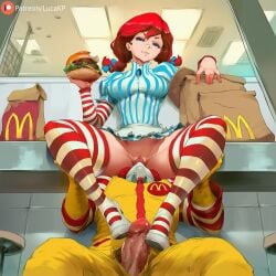 ronald mcdonald from mcdonald's by lucakp