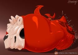 anus ass ass_expansion ass_focus bone_disposal bones bones_in_belly bubble_butt demon demon_girl demon_pred demoness demoness_pred dismay_(starstrikex) dragon_prey fatal_vore female female_pred female_prey huge_ass huge_booty huge_butt hyper_ass hyper_booty hyper_butt male_prey multiple_prey post-vore post-vore_weight_gain remnartx skull starstrikex thick_thighs vore weight_gain
