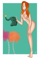 audrey (the lorax) from dr seuss by la-molotera