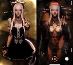 miqo'te from final fantasy xiv by darkmodeleyla
