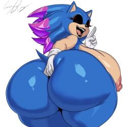 sonic.exe from sonic (series) by cuernosblancos