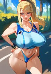 samus aran from metroid by hellblueboy4