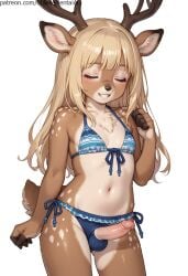 ai_generated balls bikini femboy furry otoko_no_ko penis trap yaoi