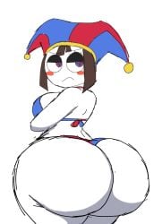 1female 1girls ass big_ass female female_only momiji_(artist) pomni_(the_amazing_digital_circus) round_ass solo solo_female tagme the_amazing_digital_circus thick thick_ass twitter_link