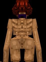 1girls 3d_model anus ass boney_hips cave_dweller choker cubic_breasts dweller jenny_belle_(slipperyt) jenny_dweller long_arms minecraft monster_girl nightmare_fuel nude pixel_art thick_thighs