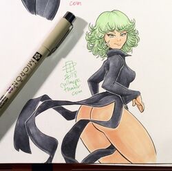 tatsumaki from one-punch man by callmepo