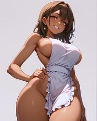 1female 1girls ai_generated almost_naked almost_nude apron apron_only ass_visible_through_thighs ayase_momo bare_arms bare_shoulders bare_thighs barely_clothed big_breasts big_hips blush blush_lines blushing_at_viewer blushing_female breasts breasts_out_of_clothes brown_eyes brown_hair busty busty_female busty_girl child_bearing_hips clothed clothing color colored covered_breasts covered_nipples covered_pussy curvy curvy_body curvy_female curvy_figure curvy_hips curvy_thighs dandadan earrings fat_breasts female female_focus female_only fit_female full_body girl girls_only hair hair_between_eyes hand_on_hip hi_res high_resolution highres hip_focus hips hips_wider_than_shoulders human large_boobs large_breasts large_hips large_tits legs light-skinned_female light_skin looking_at_viewer looking_down medium_hair narrow_waist no_bra no_panties no_sex no_underwear perfect_body perfect_legs plump_breasts ready_to_fuck round_breasts science_saru shaved_crotch shaved_pussy shounen_jump shounen_jump+ shueisha sideboob simple_background skimpy skimpy_clothes slim_waist slimnstackedai small_waist smile smiling_at_viewer smooth_skin sole_female solo solo_female solo_focus solo_in_panel standing straight_hair tan-skinned_female tan_body tan_skin teen teen_girl teenage_girl teenager thick thick_hips thick_thighs thighs thighs_bigger_than_head thighs_bigger_than_torso tiny_waist underboob very_big_breast voluptuous voluptuous_female white_background wide_hips