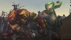 animated dota dota_2 earthshaker handjob male_only penis tagme underlord_(dota) vrogros_the_underlord