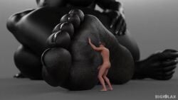 3d 3d_animation alternative_version animated bigiolax black_skin extreme_size_difference feet feet_focus female female_dominating_male female_domination female_focus femdom foot_fetish footjob giant_female giant_woman giantess human human_male humping_foot male naked naked_female naked_male nude nude_female nude_male robot robot_girl robot_humanoid screen_face size_difference sound submissive submissive_male tagme video willing_sub