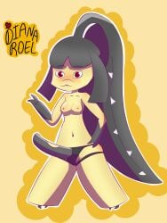 diana_roel mawile pokemon pokemon_(species) pokemon_rse red_eyes shortstack strap-on