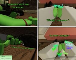 begging_to_stop black_hair forced green_skin ilovecrim432 onomatopoeia penis pussy rape request roblox stuck tagme